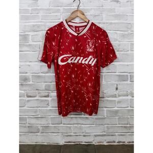 VINTAGE MEN'S LIVERPOOL 89/91 HOME SOCCER FOOTBALL JERSEY SZ M FIRMINO #9